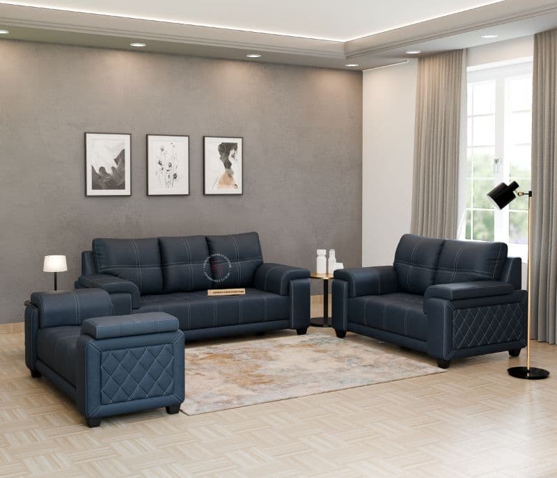 Image 1 for Audi Prime 3+2+D Sofa ( Micro Swede, Grey )