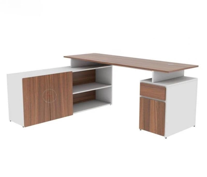 Image 7 for Siena L shape Modular Office Table with Storage