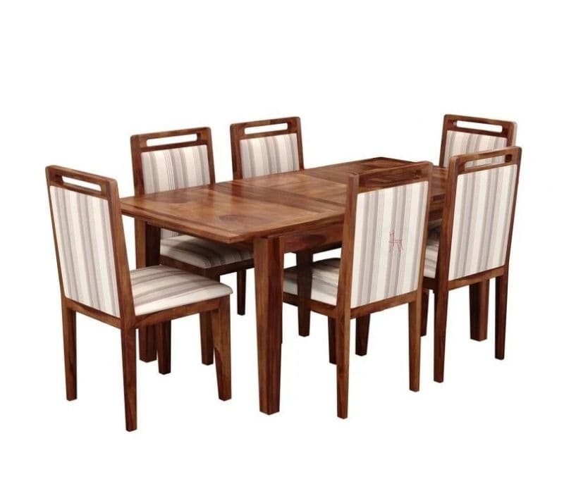 Image 5 for Maelynn 6 Seater Dining Set with 6 Premium Upholstered Chair