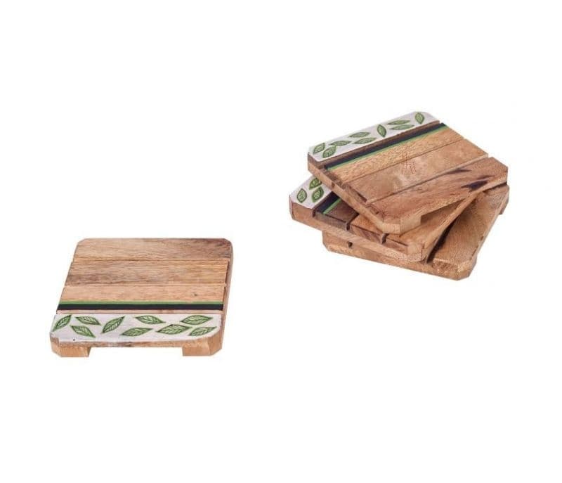 Image 3 for Adalee Hand Painted Coasters Set Of 4