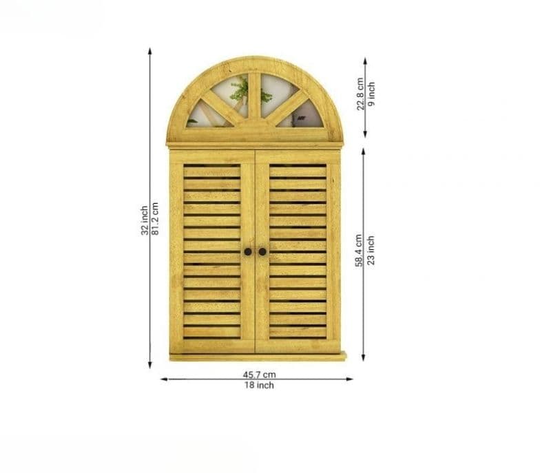 Image 5 for Amyra Pinot Wooden Window Frame With Mirror