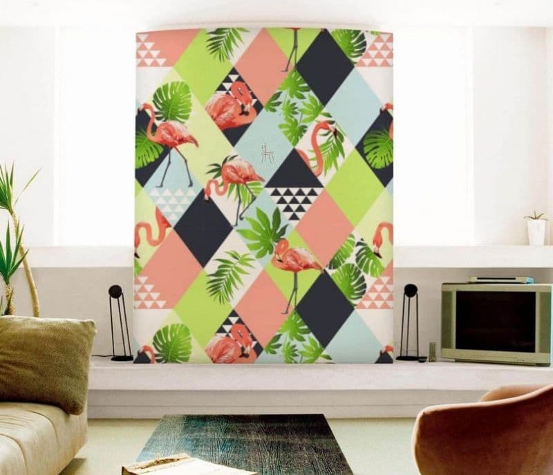 Image 2 for Jayleen Floral Leaves Pattern D2 Non-PVC Self-Adhesive Peel & Stick Vinyl Wallpaper Roll Cover 54 sq.ft.