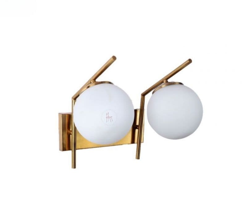 Image 7 for Winter Gold Iron Wall Light Without Bulb