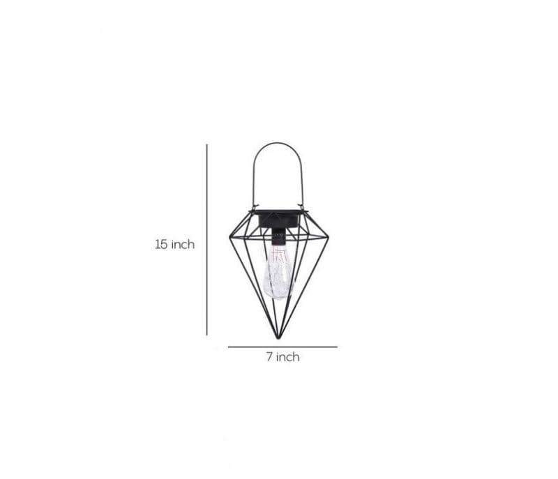 Image 5 for Macie Open Inverted Diamond Cage LED Lighting
