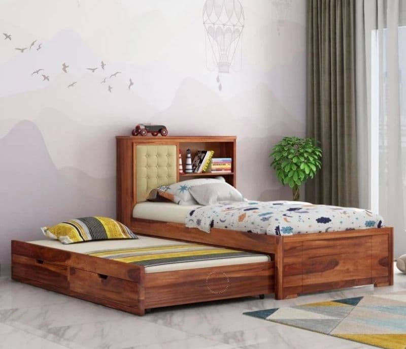Image 1 for Thalita Trundle Bed (Honey Finish)