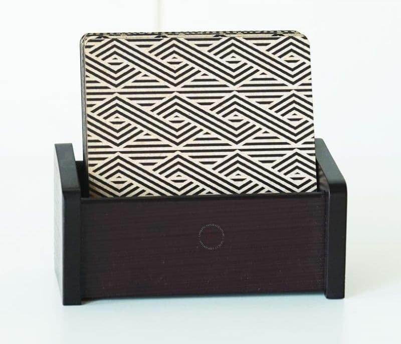 Image 4 for Robin Zig Zag Wooden Coasters (Set of 6)