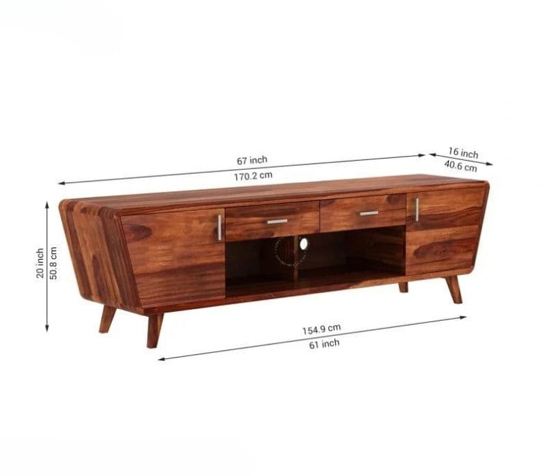 Image 6 for Londyn Tv Unit with Cupboards Drawers and Shelve Storage