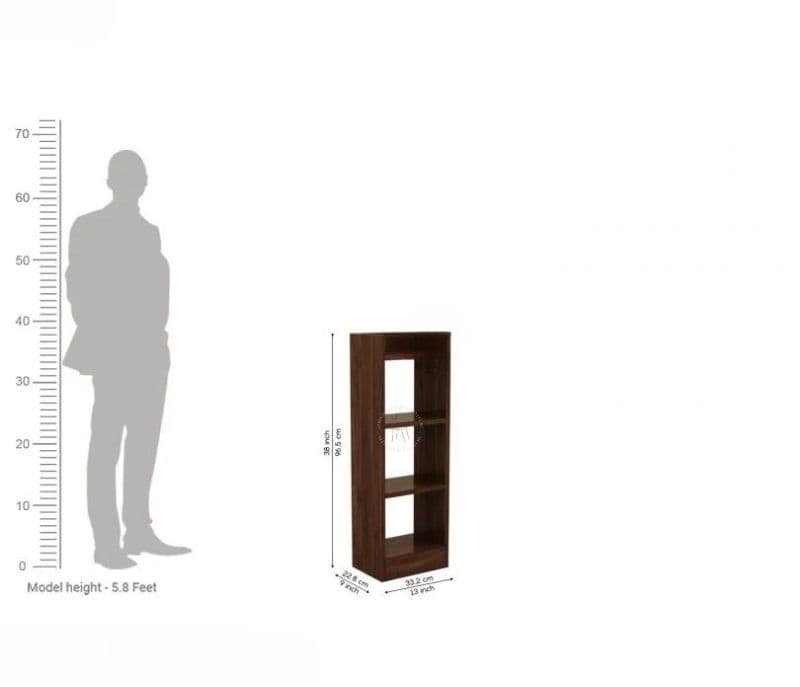 Image 7 for Danna Engineered Wood Book Shelf With Open Storage