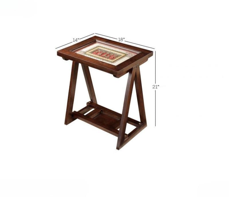 Image 6 for Keilani Brown Tulip Portable Table for Laptop
