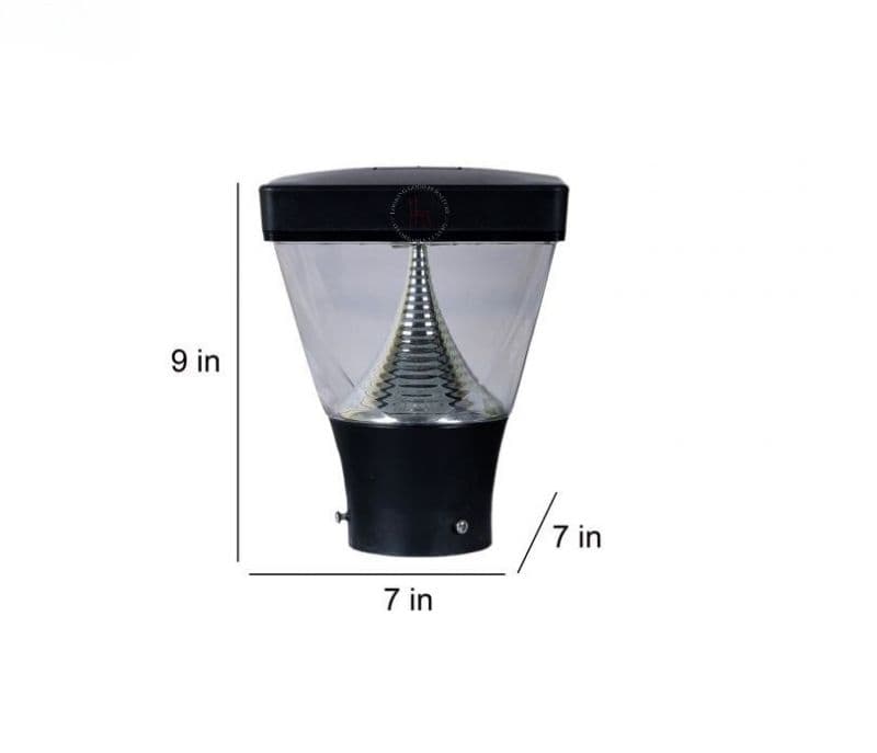 Image 6 for Paige Waterfall Black Acrylic Gate Light