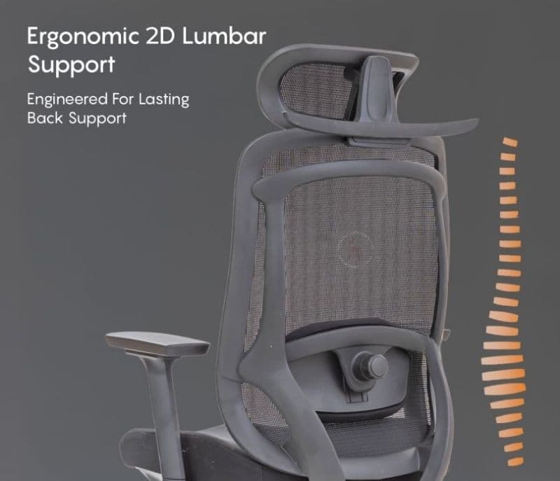 Image 6 for Myra High Back Ergonomic Mesh Office Chair with Recline & Slide Adjustability