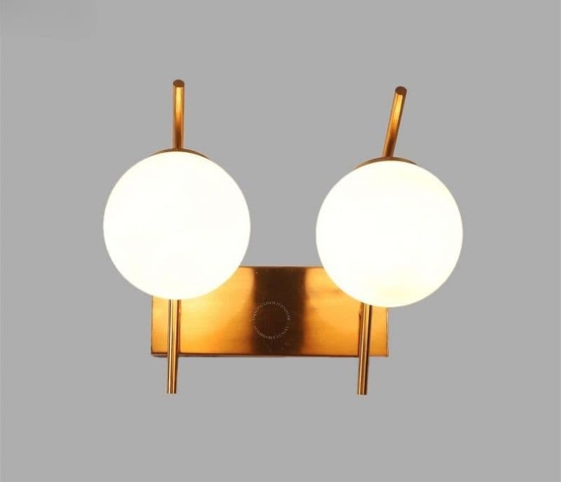Image 4 for Winter Gold Iron Wall Light Without Bulb