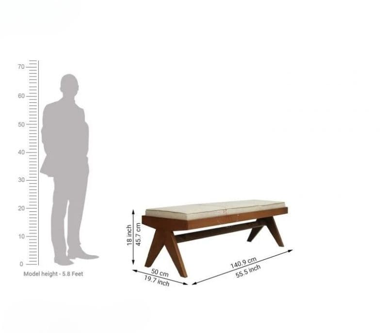 Image 7 for Paloma upholstered bench