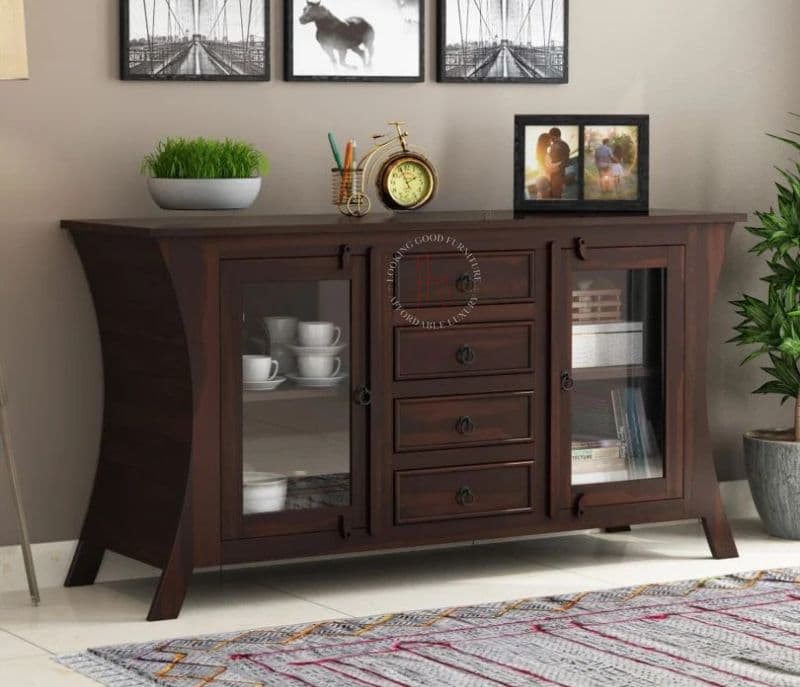 Image 1 for Arlo Sheesham Wood Sideboard and Cabinets