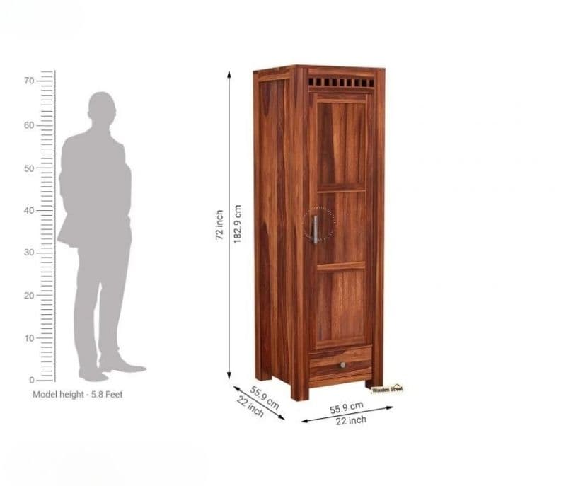 Image 6 for Rosana 1 Door Multi-Utility Wardrobe