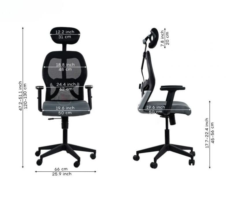 Image 8 for Megan High-Back Mesh Ergonomic Office Chair