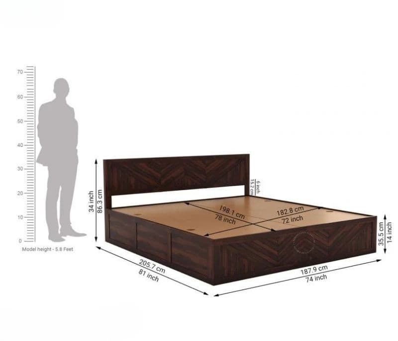 Image 10 for Ludmila Cot (Walnut Finish)