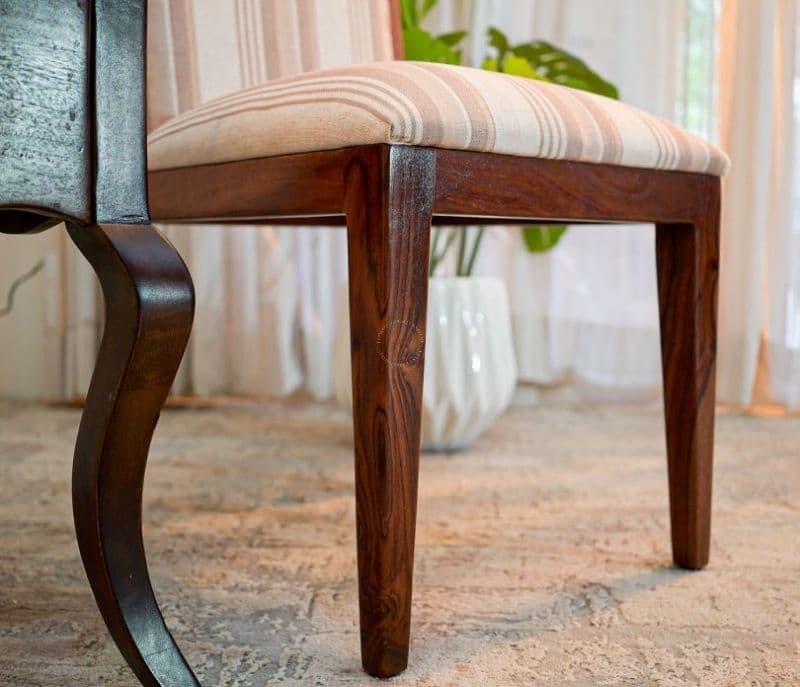 Image 7 for Dior Dining Chair with Luxurious Cotton Upholstery