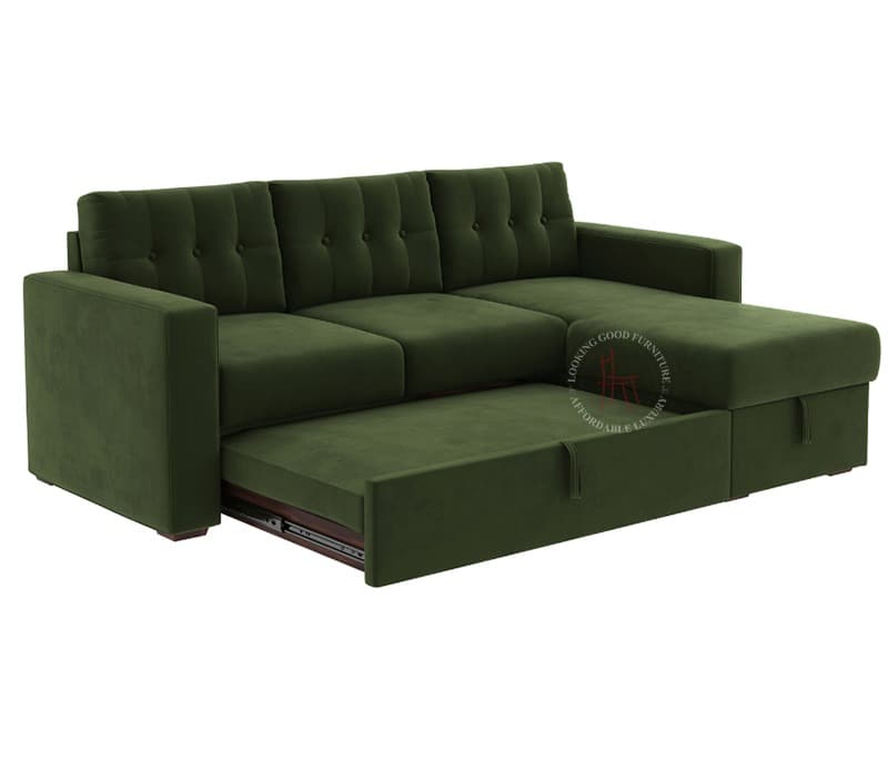 Image 8 for Nora Right Aligned Convertible Sofa Cum Bed with Storage