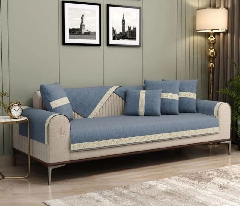 Image 1 for Evelyn 3 Seater Premium Sofa Cover - Set of 9
