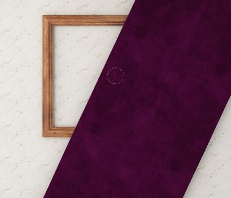 Margo Mulberry Pink Plain 100% Velvet Fabric