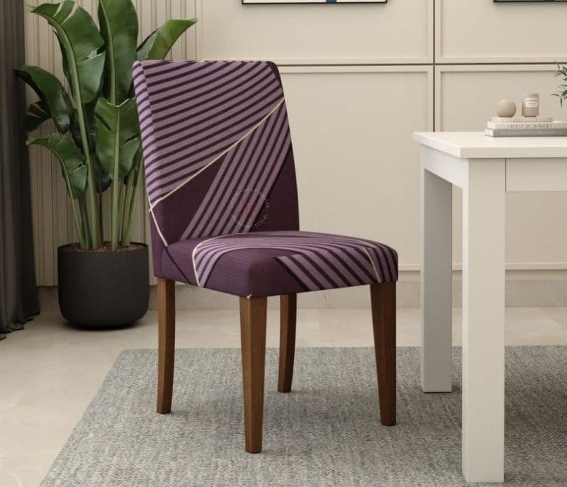 Scarlett Abstract Printed Polyester Spandex Dining Chair Cover Set Of 1