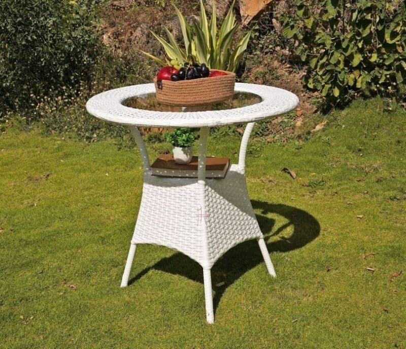 Image 1 for Reagan Sienna Round Outdoor Garden Table