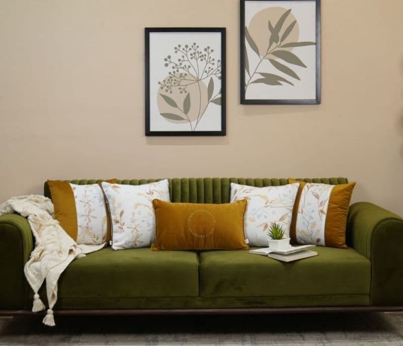 Image 1 for Kailani Cotton- Velvet Cushion Cover - Pack of 5
