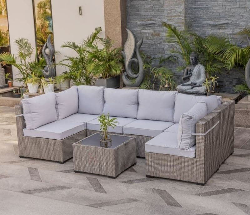 Image 3 for Lennon Wicker Modular 6 Seater Outdoor Set With Coffee Table