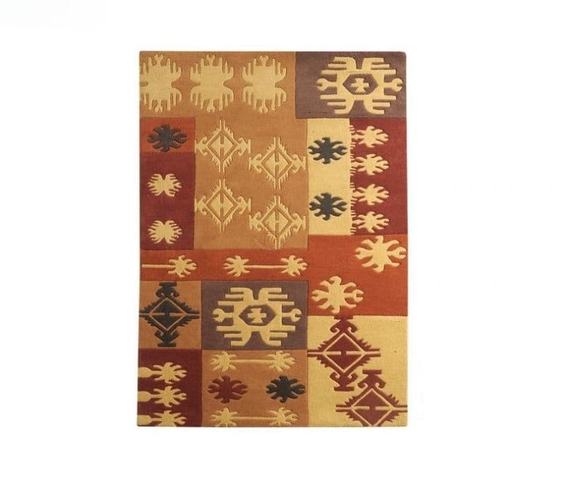Image 3 for Eloise Kashmiri Carpet - Hand Tufted Dhurrim Area Rug