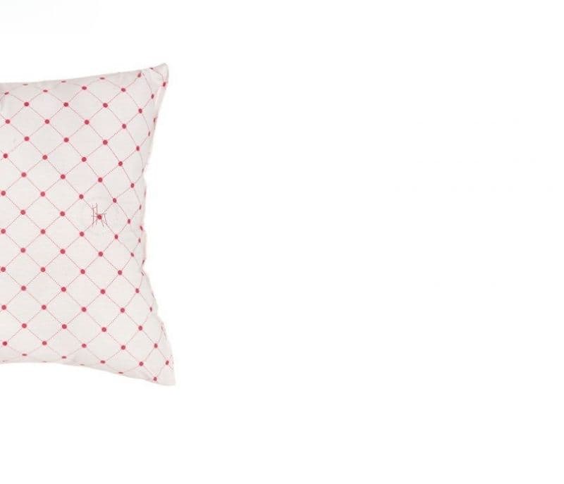 Image 4 for Kali Red Line Printed Cotton Fabric Filled Cushion Fillers - Set of 5