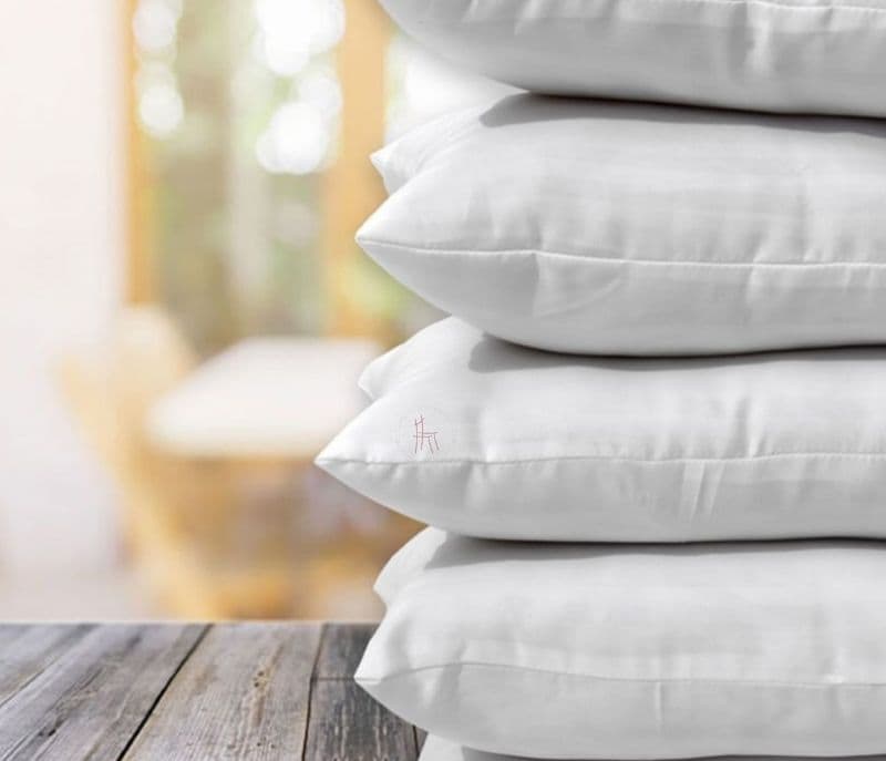 Image 2 for Harlow White Microfiber Filled Cushion Fillers - Set of 5