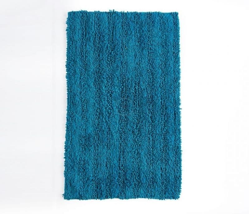 Image 2 for Stephanie Cotton Bath Mat - Crochet Collection Doormat For Bathroom
