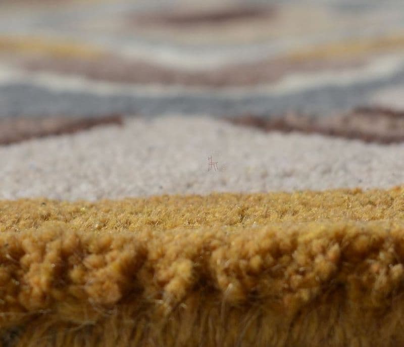 Image 2 for Delilah Brown And Beige Traditional Hand Tufted Wool Kashmiri Carpet