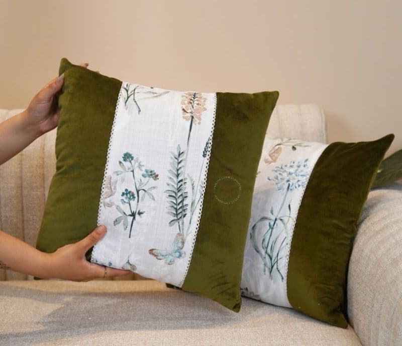 Image 9 for Dakota Rainforest Cotton- Velvet Cushion Cover - Pack of 5