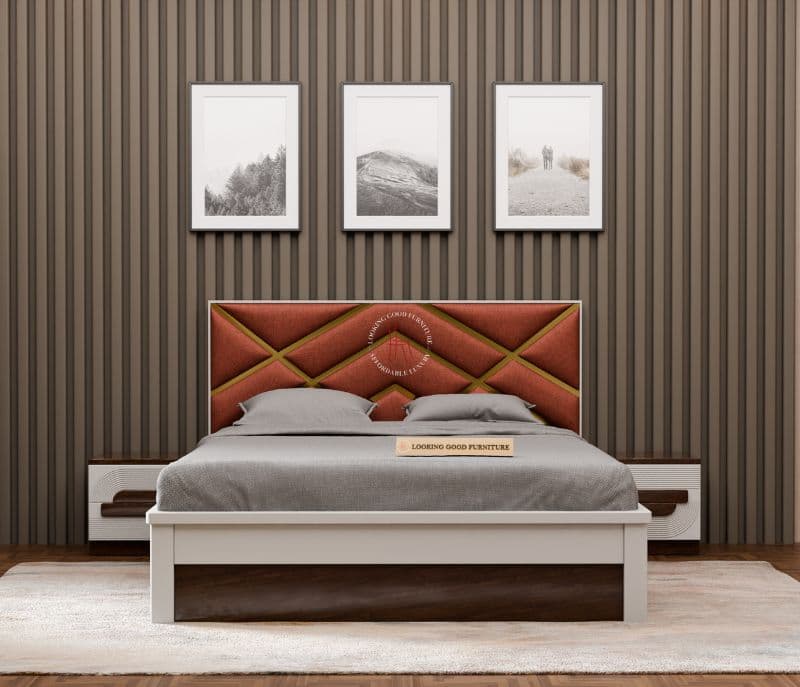 Image 3 for 18005 Bedroom Set King Size 72x78 With Hydraulic Storage + Dresser + 2 Bed Side Table + 4 Door Sliding Wardrobe (WF OTD)