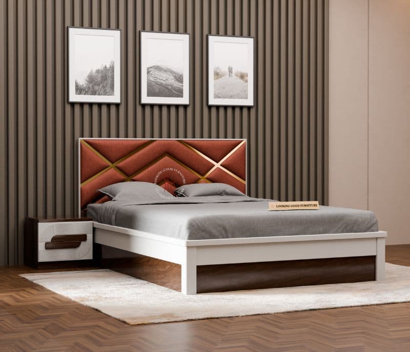 Image 2 for 18005 Bedroom Set King Size 72x78 With Hydraulic Storage + Dresser + 2 Bed Side Table + 4 Door Sliding Wardrobe (WF OTD)