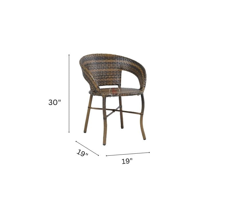 Image 10 for Milano Wicker Outdoor Garden Chairs