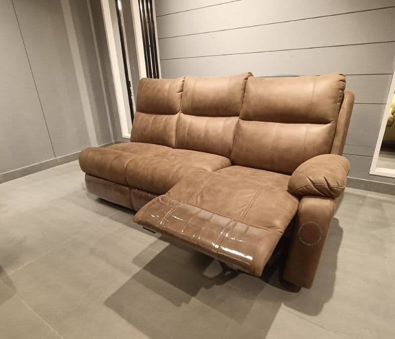 Image 5 for New Model Astra L-Shape Recliner Micro Sauede Fabric