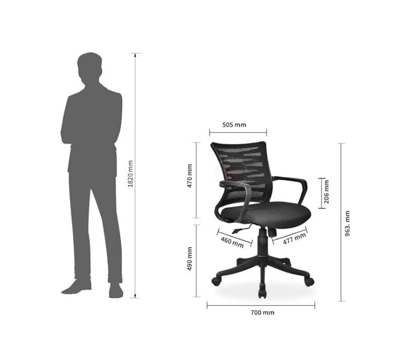 Image 9 for Marco Office Chair Zigzag Mesh