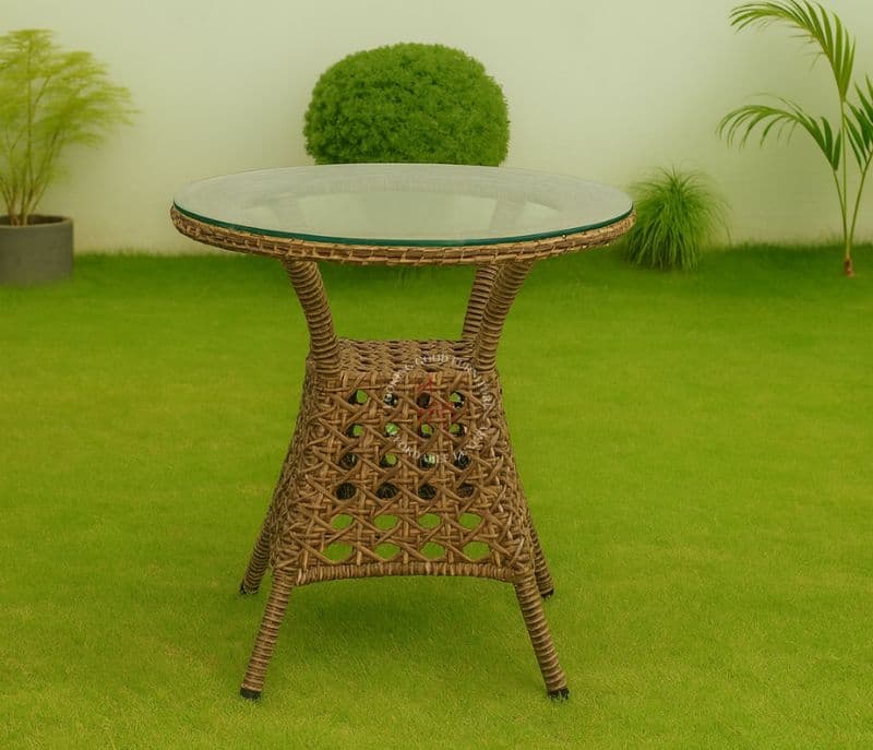 Willow Wicker Outdoor Table