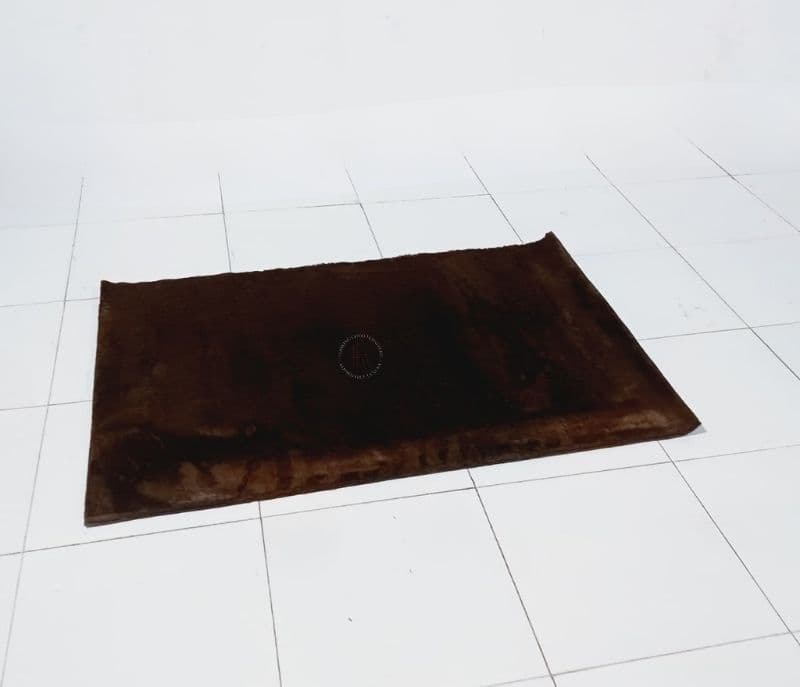 Image 4 for Rabbit Fur Carpet 4X6 Golden Brown Polyester (WH OTD)