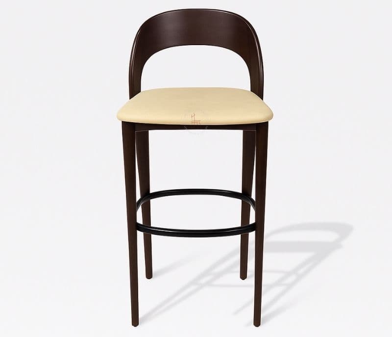 Image 6 for Ashwood Barstool Wood With Metal And Leatherette (CP OTD)